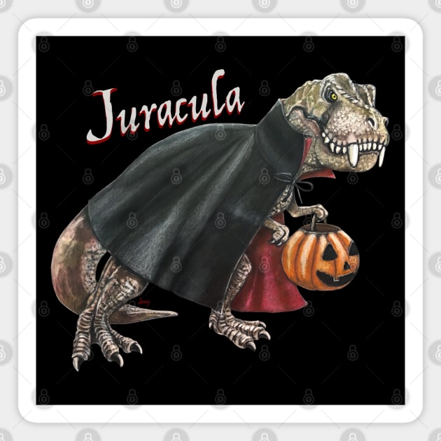 Juracula Magnet by GardenPartyArt